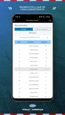 Escudería Telmex android App screenshot 3